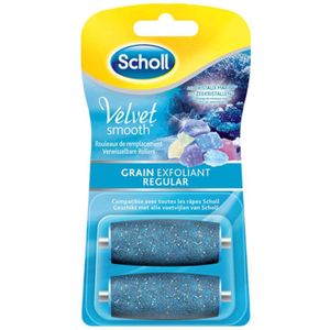 Scholl Velvet Smooth - Navulling Eeltverwijderaar - Regular - Voetvijl - 2 Stuks