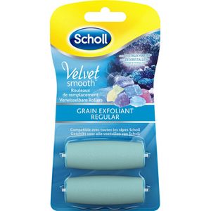Scholl Velvet Smooth - Navulling Eeltverwijderaar - Regular - Voetvijl - 2 Stuks
