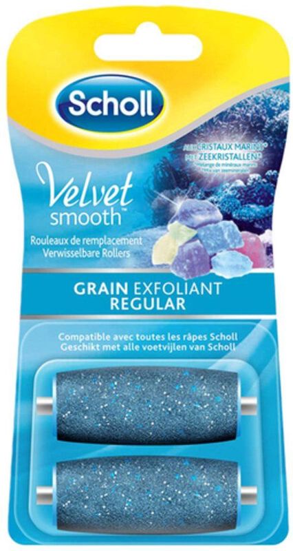 Scholl Velvet Smooth - Navulling Eeltverwijderaar - Regular - Voetvijl - 2 Stuks