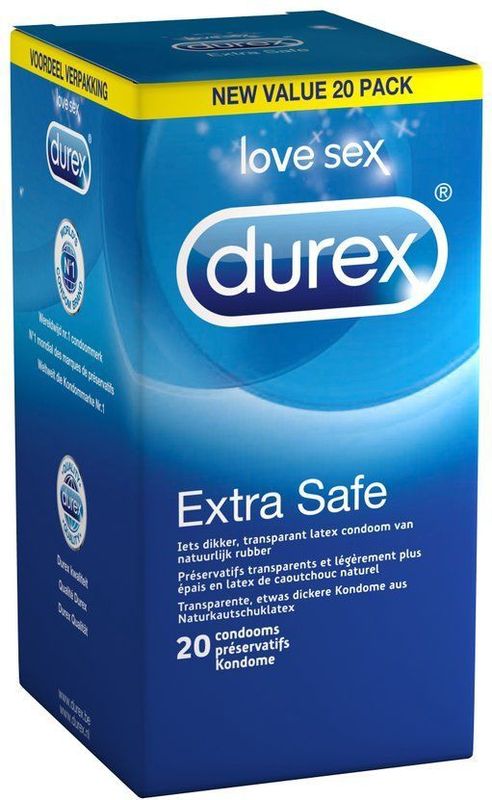 Durex «Originals Extra Safe» 20 extra sichere Kondome mit Pleasure-Fit-Passform