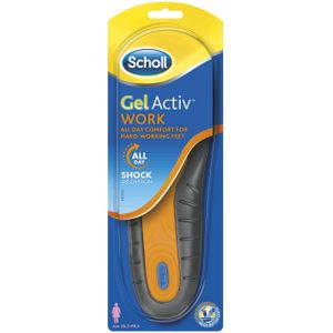 Scholl GelActiv Work Inlegzolen - Size 35.5-40.5