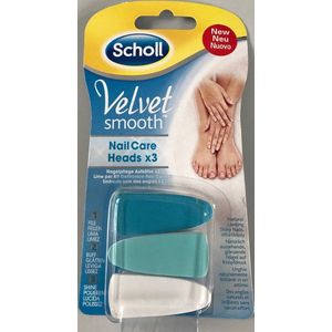 Scholl Velvet smooth Nail Care Aufsätze 3er