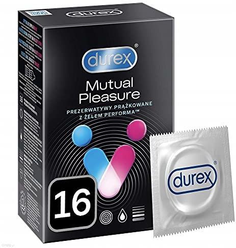 Durex - Mutual Pleasure - Vertraging Condooms - 16 Stuks - Geribbelde en Noppenstructuur