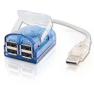 C2G USB-A 2.0 Docking Station, USB 4-Port Laptop Hub met 45CM Lead