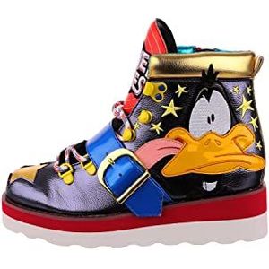 Irregular Choice You're Despicable! Sylvester Tweety Womens Hi-Top Character Trainers, Paars, 37 EU