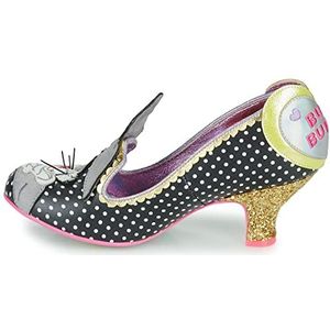 Irregular Choice Bunny Love pumps voor dames, zwart.