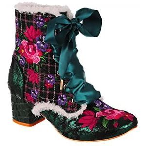 Irregular Choice Toasty Toes modieuze dameslaarzen, Groen