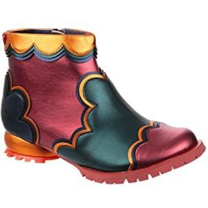 Irregular Choice Bewolkte dag modieuze laarzen dames, Rood