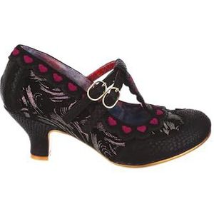 Irregular Choice Dames Serendipity Oxford, Zwart Bordo, 41 EU