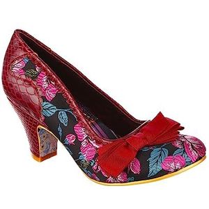 Irregular Choice Palm Cove Oxford dames, Bordo, 41 EU