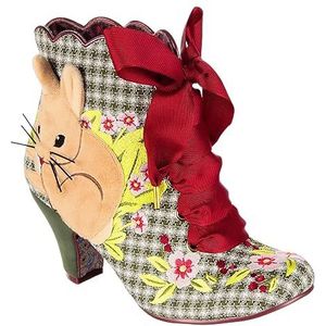Irregular Choice Dames Bunny Bow Fashion Boot, Groen, 42 EU