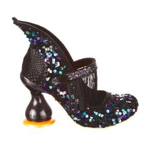 Irregular Choice Vrouwen Villain Era Oxford, Zwart, 39 EU