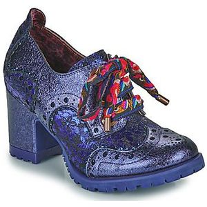 Irregular Choice Vrouwen Glitter Grunge Oxford, Blauw, 41 EU