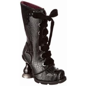 Irregular Choice Vrouwen Dark Tower Fashion Boot, Zwart, 38 EU