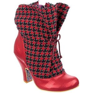 Irregular Choice Marshmallow Mountain Fashion Boot voor dames, Rood, 10.5 UK
