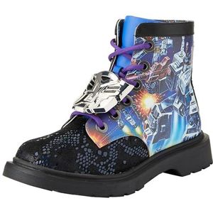 Irregular Choice Dames Battle Ready Fashion Boot, Zwart, 40 EU