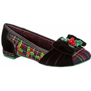 Irregular Choice Hallo Holly Flats, Zwart EUR 40 (UK 6.5), Zwart, 40 EU