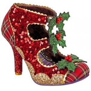 Irregular Choice Holly Jolly laarzen, rood, EUR 38 (UK 5), Rood, 38 EU