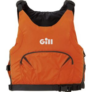 Gill Pro Racer Side Zip 50N Kayak Dinghy Sailing PFD Drijfhulpmiddel voor watersport - Oranje - Unisex