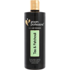Groom Professional - Tea & Patchouli Shampoo - Rijke Vochtinbrengende Shampoo Voor Droge En Doffe Vacht - 450ml