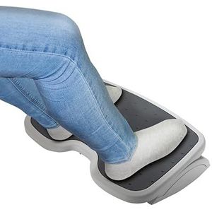 Kensington SoleMate Voetsteun, ergonomisch, verstelbaar, voor een betere houding en verlichting van ischias en orthopedische problemen, grijs/zwart (56145)