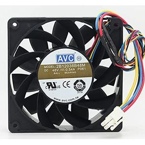 AVC 12038 48V 0.54A 2B12038B48M 12CM industrial computer cooling fan