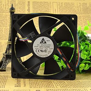 DELTA AFC1248D 48V 0.48A 12CM 12025 4-wire converter cabinet radiating fan