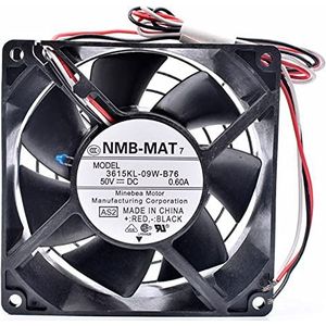 NMB 3615KL-09W-B76 9cm 50V 0.60A temperature control server cooling fan