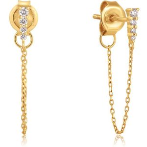 Ania Haie Gold Collection 14 karaat Gouden Oorhangers met Diamant AH-EAU001-17YG