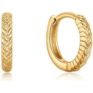 Ania Haie AH E036-03G - Gold Rope Hoop - Oorbellen