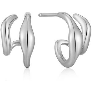 Ania Haie Making Waves - Dames Oorringen - Zilver