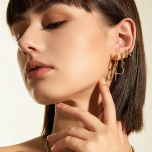 Ania Haie AH EC048-14G Pop Charms Dames Hanger - Kruis - Sieraad - Zilver - Goudkleurig - 925 Zilver - 12 mm breed - 19 mm lang