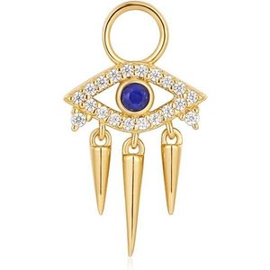 Ania Haie AH EC048-16G Pop Charms Dames Hanger - Fantasie - Sieraad - Zilver - Goudkleurig - 925 Zilver - 10 mm breed - 12 mm lang