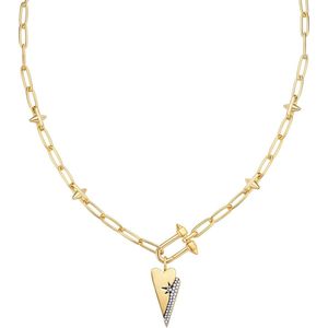 Ania Haie AH NC048-38T Pop Charms Dames Hanger - Fantasie - Sieraad - Zilver - Goudkleurig - 925 Zilver - 14 mm breed - 23 mm lang