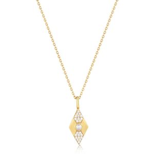 Ania Haie Modern Muse Goudkleurige 925 Zilveren Collier AH N054-03G