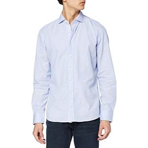 Hackett London Hackett Vrijetijdshemd voor heren, H Print, Blauw (551)