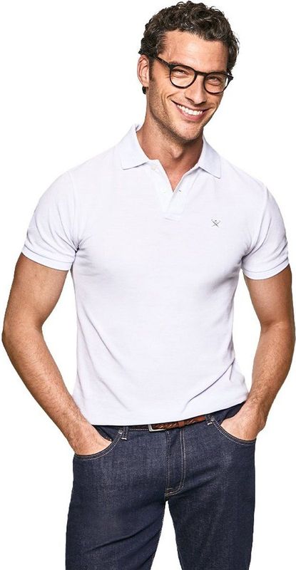 Hackett London - Poloshirt - Nachtblauw/Rood - Slanke Pasvorm - Katoen