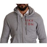 Hackett - Bomuld Sweater - Grijs - Hoodie met Rits