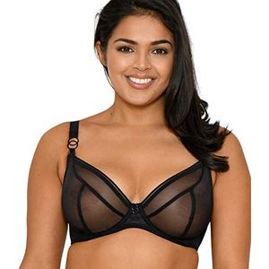Curvy Kate Dames Lifestyle Plunge BH dagelijks, Zwart, 90H