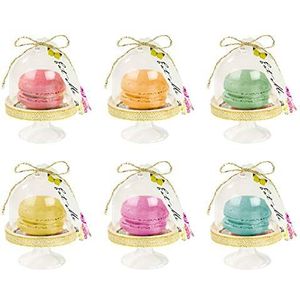 Talking Tables Set van 6 - Alice in Wonderland veelkleurige kartonnen taartbel