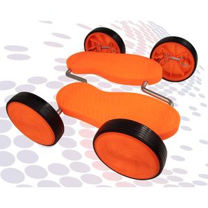 Indy Fun Stepper Pedal Go Vehicle - Balance Prop 4 Wielen Scooter - Ride-On voor kinderen - Concentratievaardigheden Training Sport