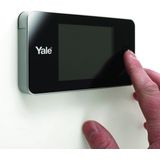 Yale 45-4500-1440-00-60-01 - standaard digitale deurspion 500 - live viewing - hoogwaardige camera - zilver