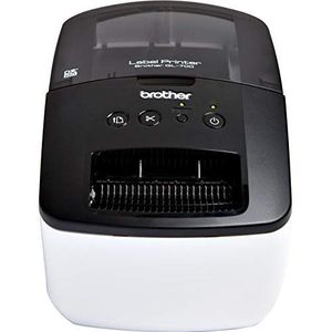 Brother QL-700 Bedraad en draadloos Direct thermisch 300 x 600DPI labelprinter - Etiketprinter (Direct thermisch, 300 x 600 DPI, 5,84 cm, 93 lpm, zwart, USB)