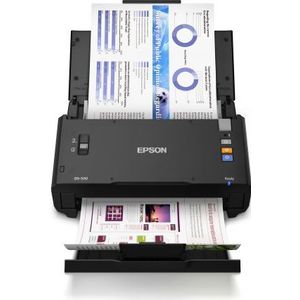 Epson WorkForce DS-510 papierinvoer, 600 x 600 dpi, A4, zwart – scanner, 251 x 914 mm, 600 x 600 dpi, 48 bit, 24 bit, papiertoevoer voor scanner, zwart)