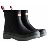Hunter - Men Play Short Speckle Sole - Regenlaars - Black Urban Grey - Rubber