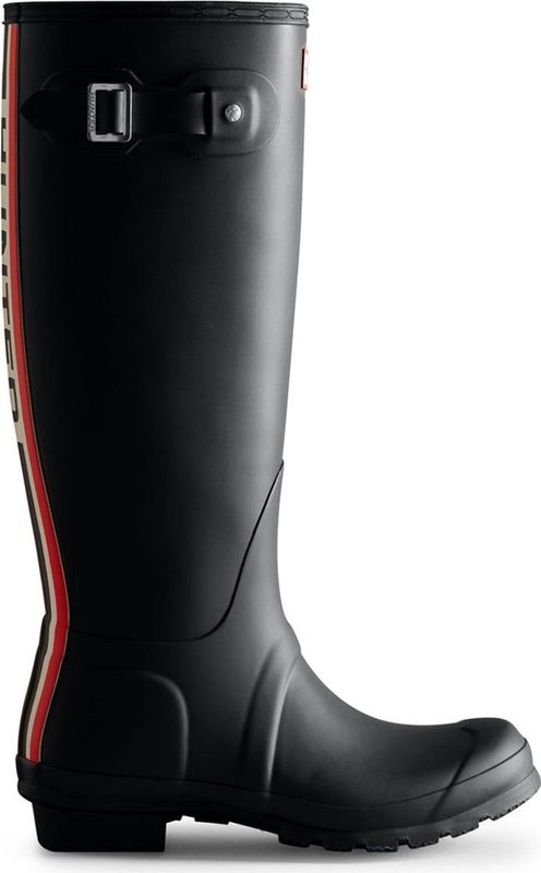 Hunter - Original Short - Regenlaarzen - Zwart - Natuurlijk Rubber
