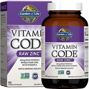 VITAMIN CODE Raw Zinc 6x60caps US