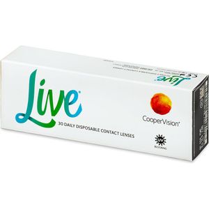 Live daily disposable (30 lenzen) - daglenzen, silicone hydrogel sferische en asferische sport, Somofilcon A