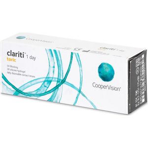 Clariti 1 day Toric (30 lenzen) - daglenzen, torisch silicone hydrogel sport, somofilcon A