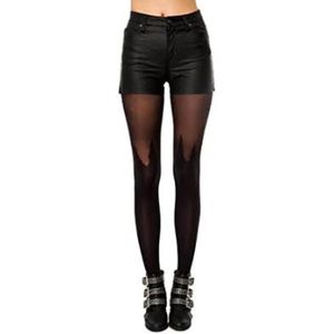 Pretty Polly Panty - Fashion - Spike Mock Hold Up - One Size -36/40 - Zwart